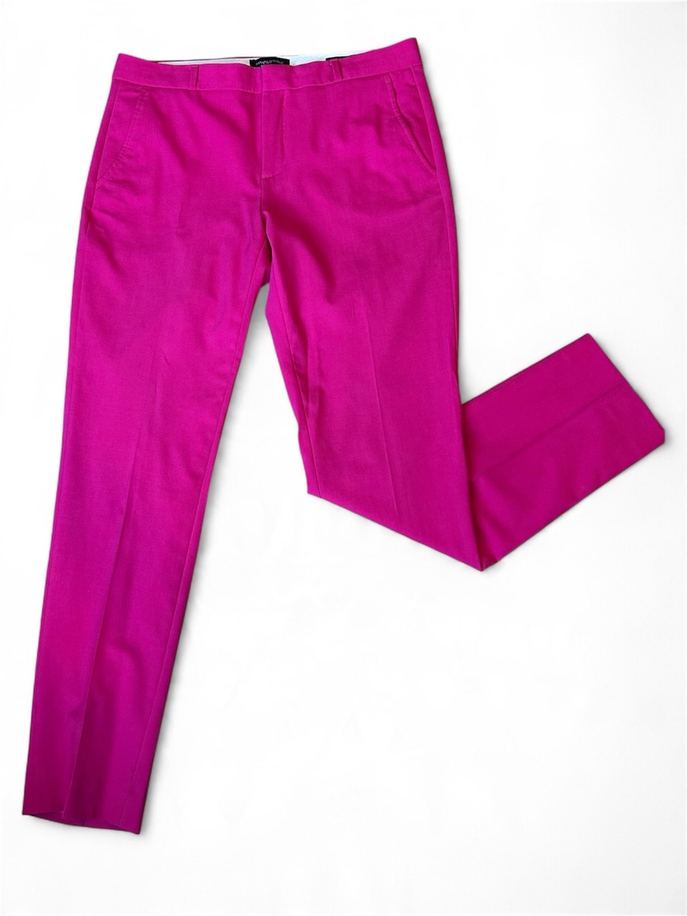 BR Ryan 10 Hot Pink Tailored Pants Wool with Lining Banana Republic